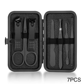 Classic Black Manicure Set Hand Feet Facial Stainless Steel Accessories; 5 Choices Classic Black Manicure Set Hand Feet Facial Stainless Steel Accessories; 5 Choices