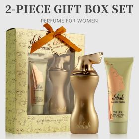 2-Piece Set, Women's Eau De Parfuma Spray And Body Lotion Gift Box, Long Lasting Fragrance, A Floral Fruity Gourmand Fragrance 2-Piece Set, Women's Eau De Parfuma Spray And Body Lotion Gift Box, Long Lasting Fragrance, A Floral Fruity Gourmand Fragrance
